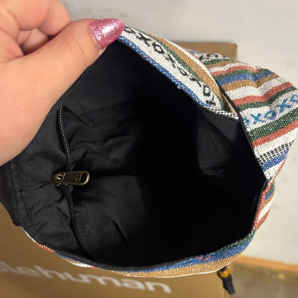 Striped Multicolor Shoulder Bag - Picture 4 of 6